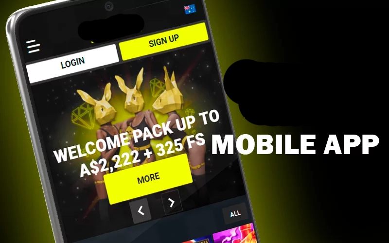 Home page of Parimatch casino site opened on a smartphone